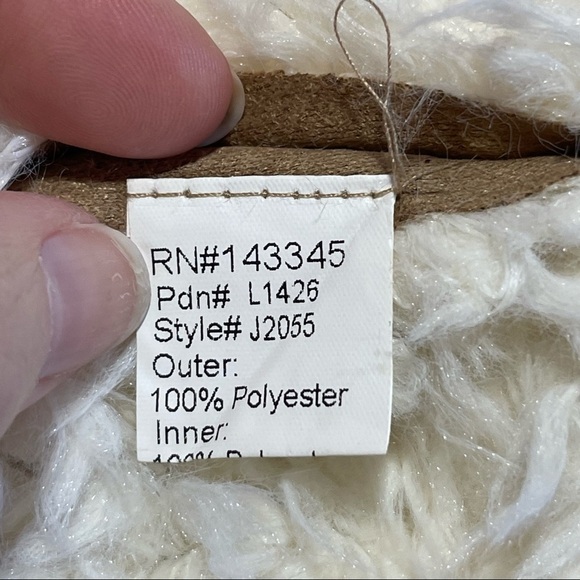 PIKO 1988 Vegan Fur and Suede Draped Front Jacket size Small - Picture 9 of 11